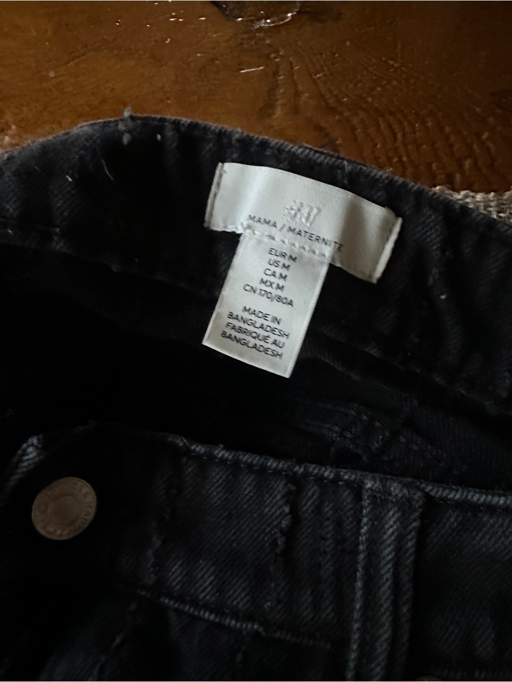 H&M “Mama Before & After” wide leg maternity jeans (lot of 3) - Picture 4 of 13